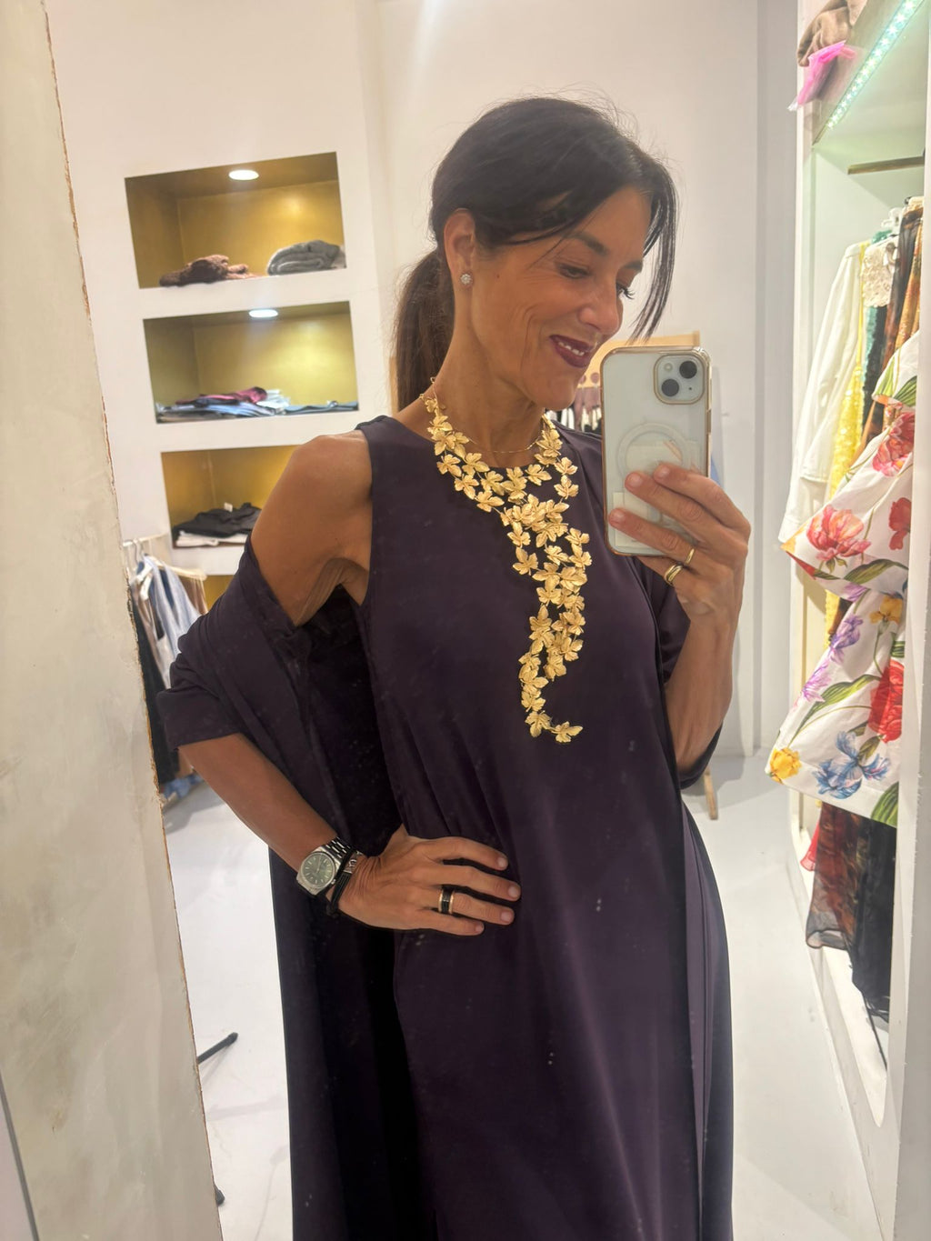 Vestido morado