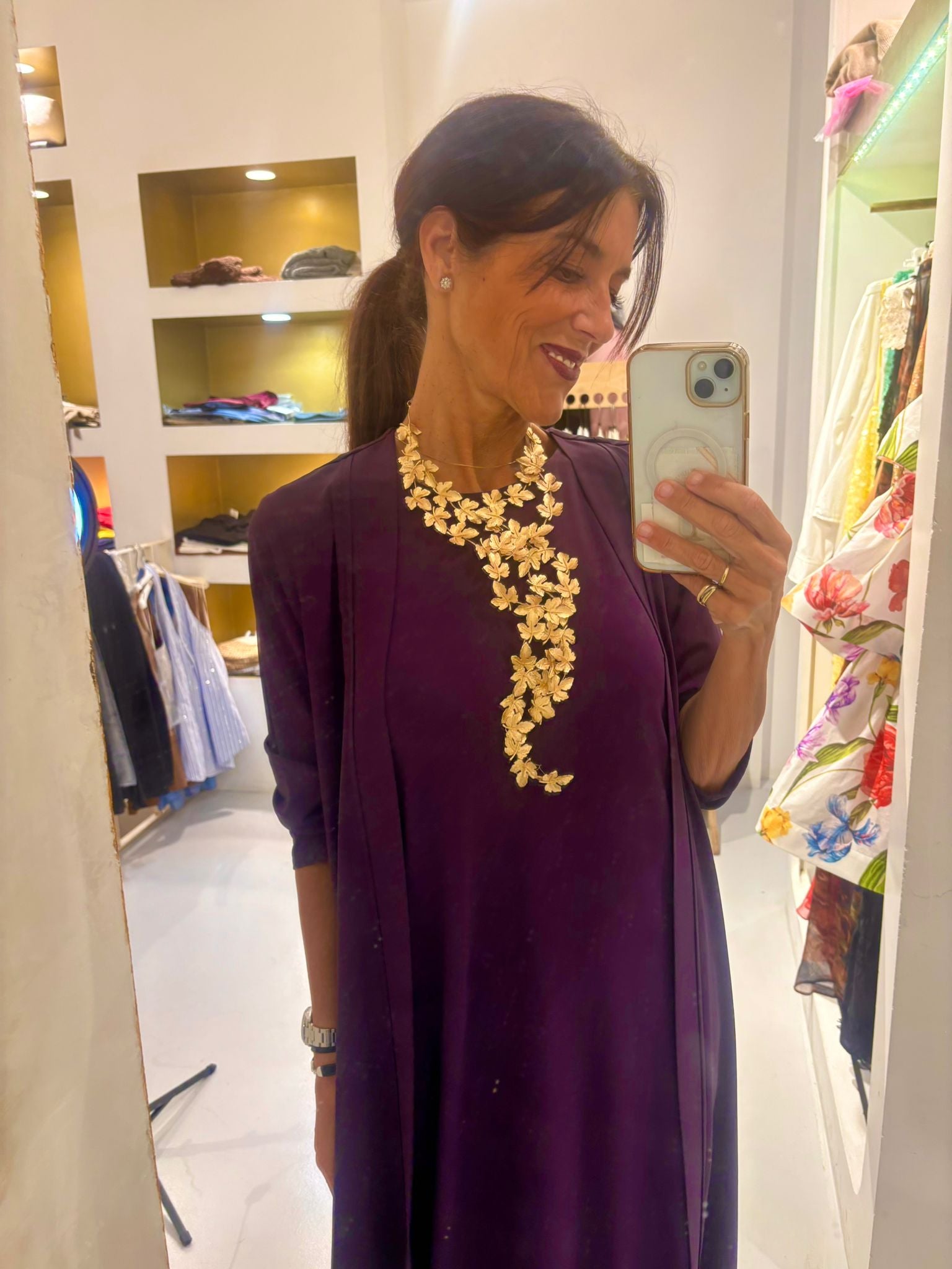 Vestido morado