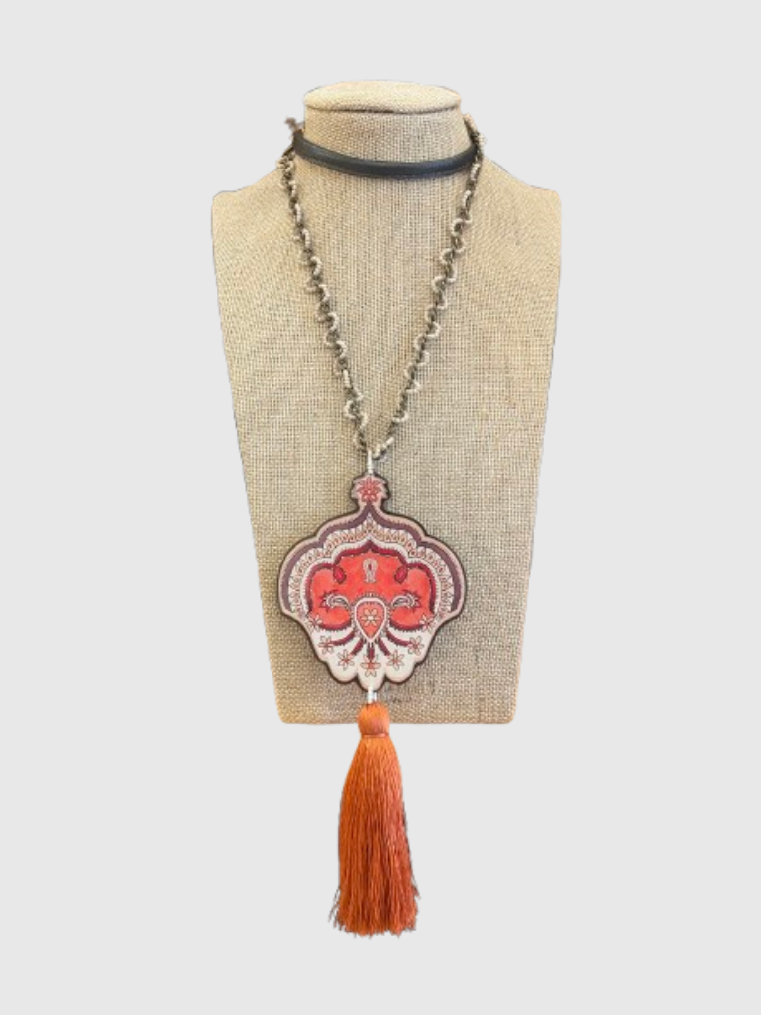 Collares pompón - 2 colores