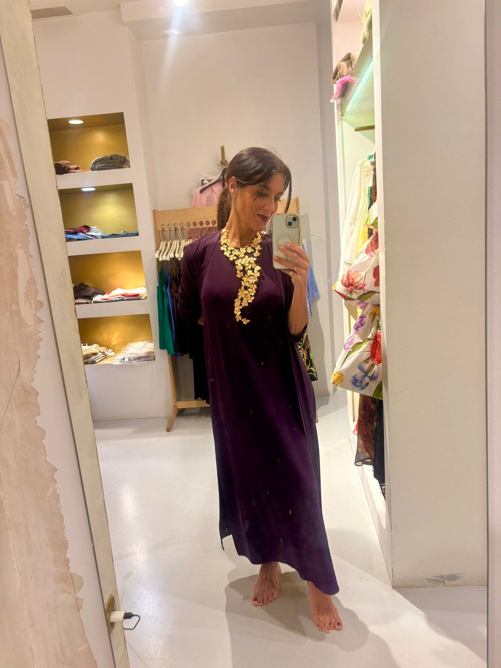 Vestido morado