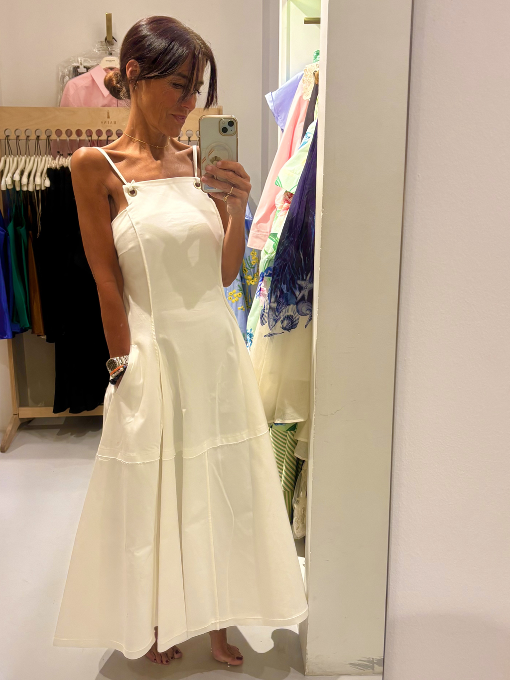 Vestido tirantes blanco
