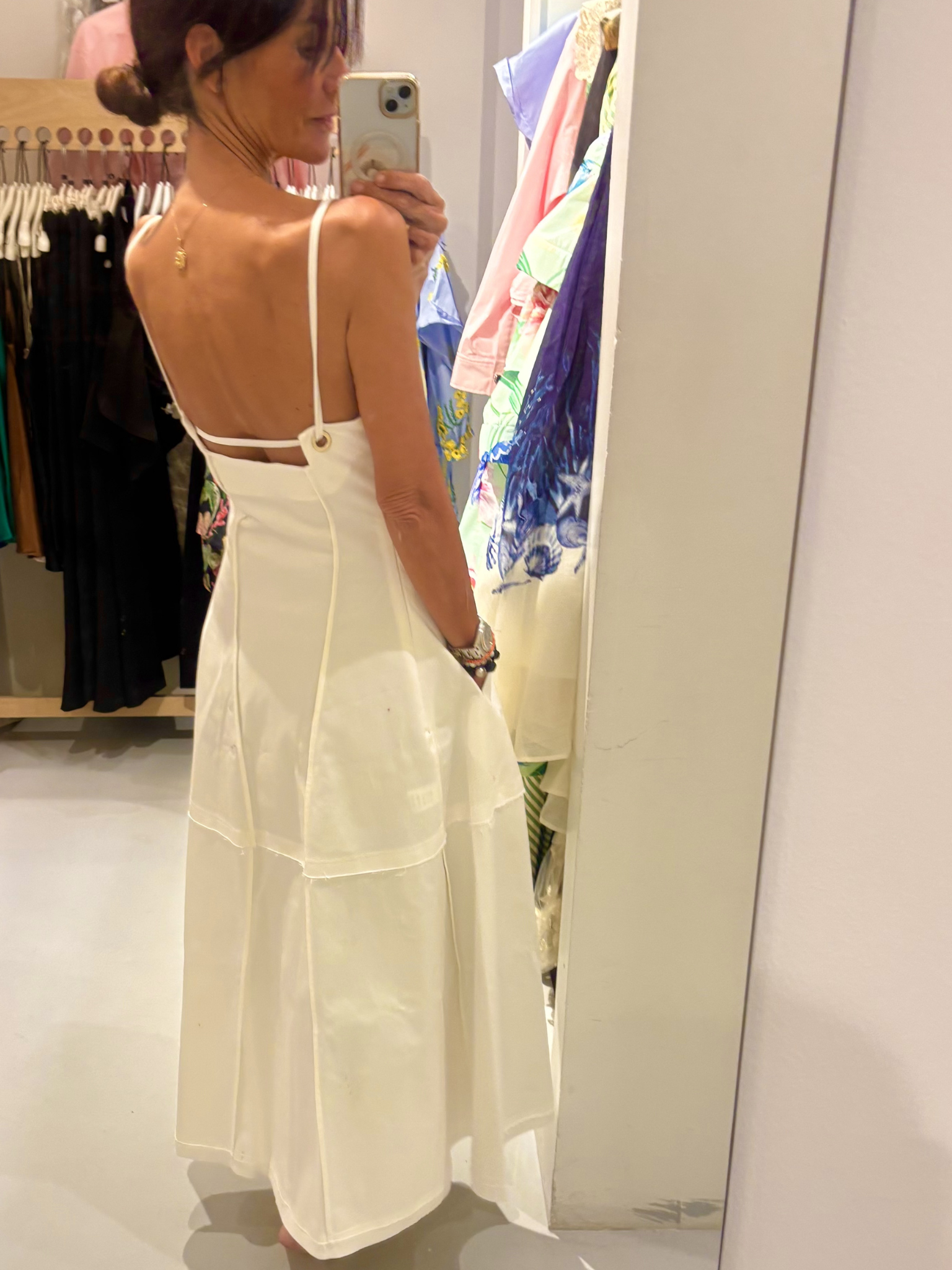 Vestido tirantes blanco