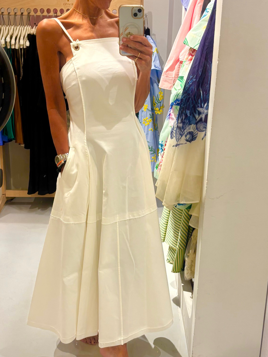 Vestido tirantes blanco