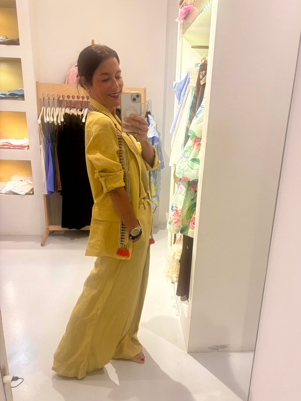 Traje chaqueta 100% lino