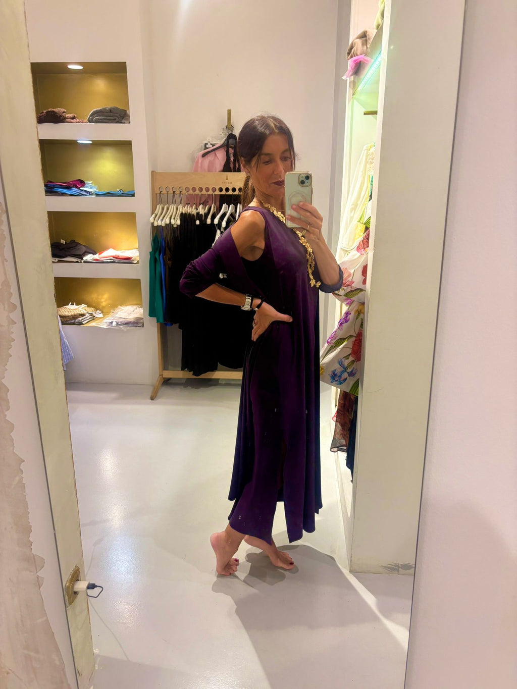 Vestido morado