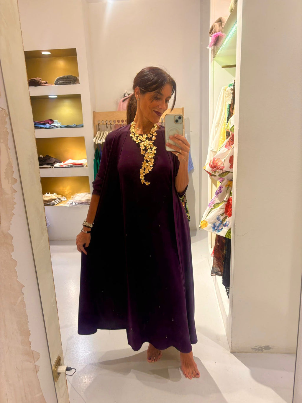 Vestido morado