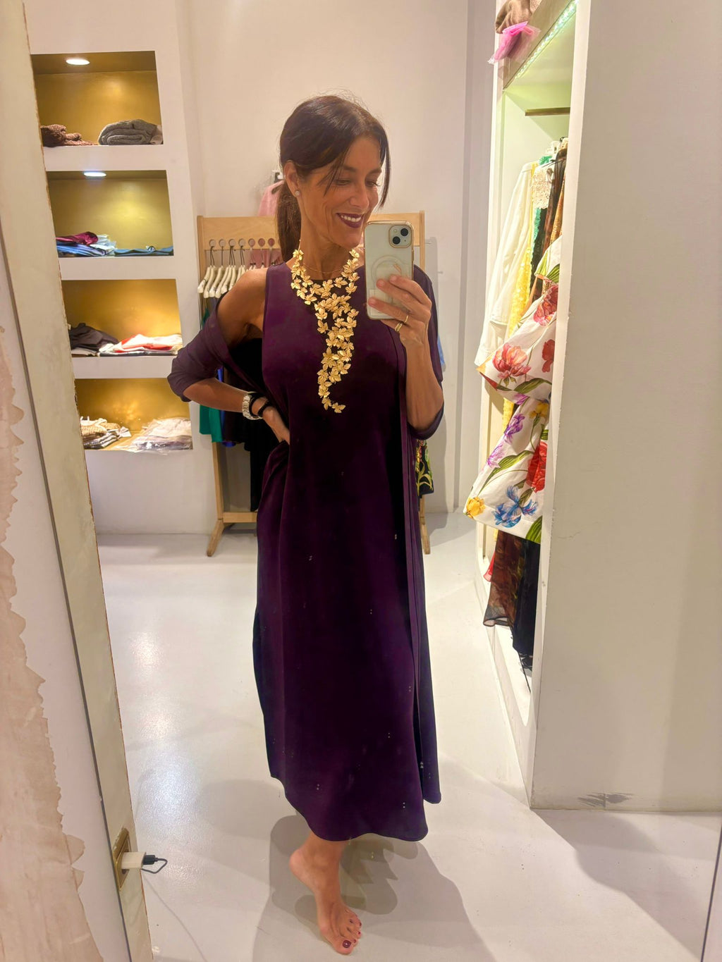 Vestido morado