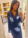 Caftán “jersey” amapola