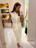Vestido camisero blanco