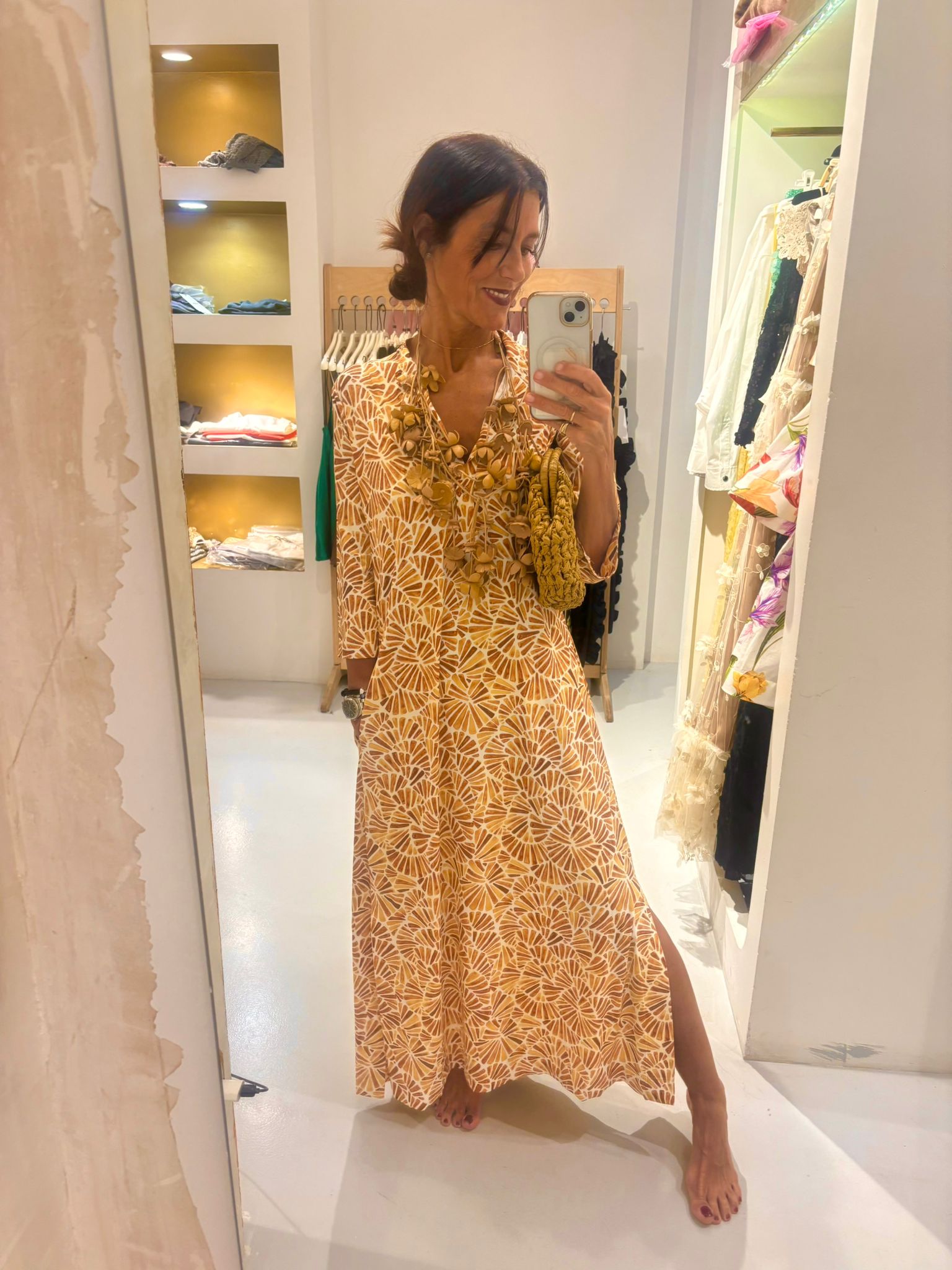 Vestido melón y mostaza - 2 colores
