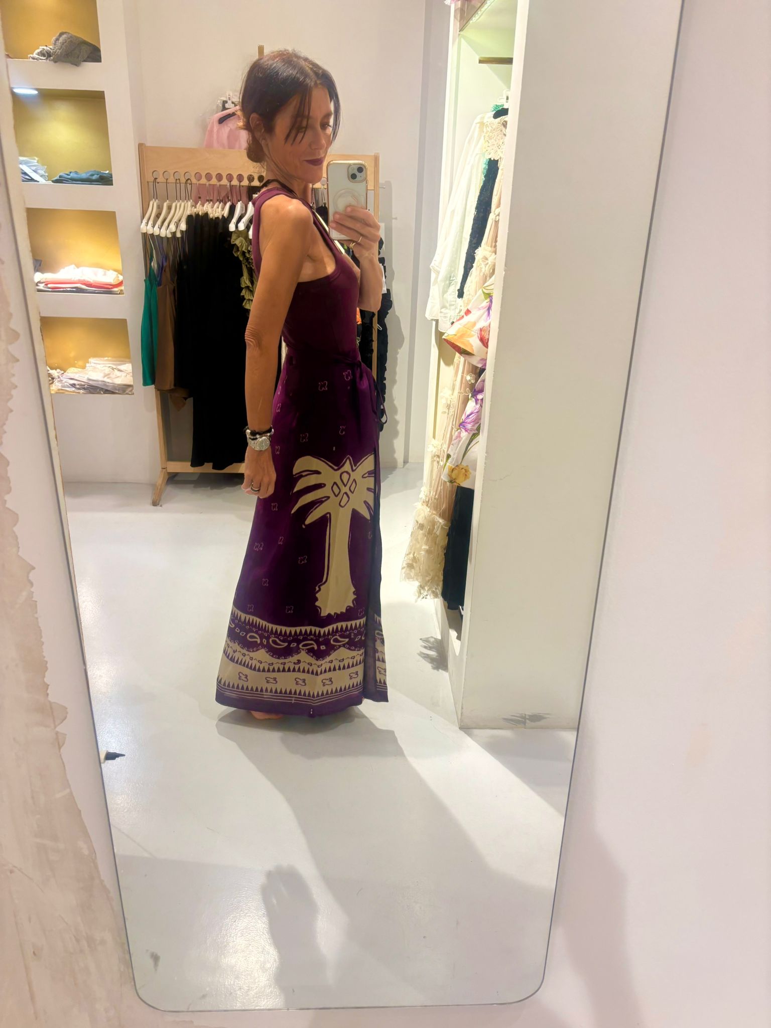 Falda pareo palmeras