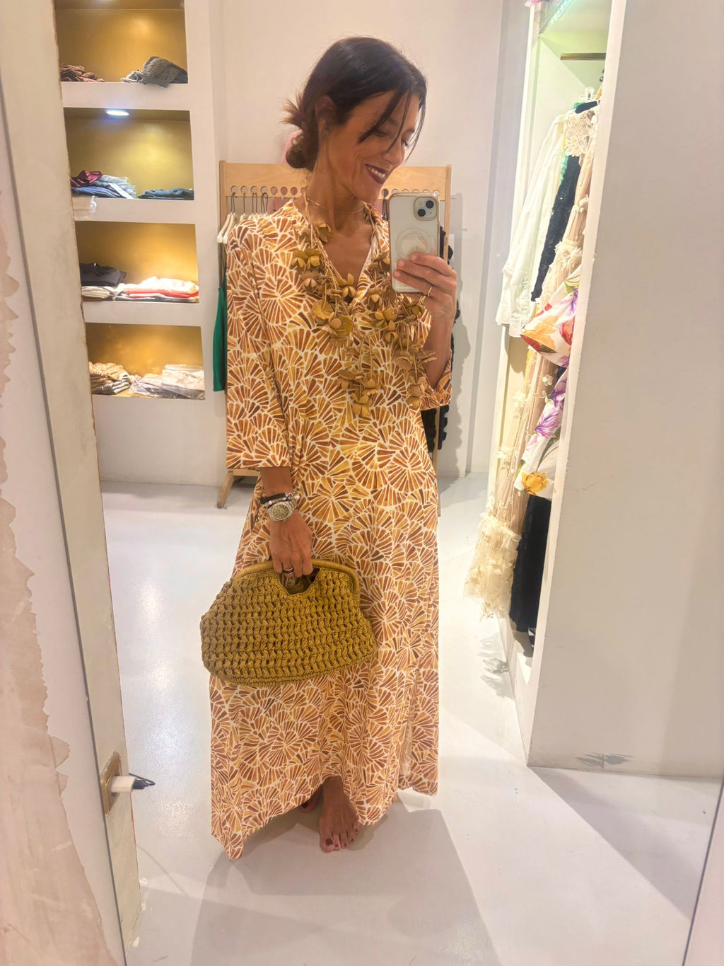 Vestido melón y mostaza - 2 colores