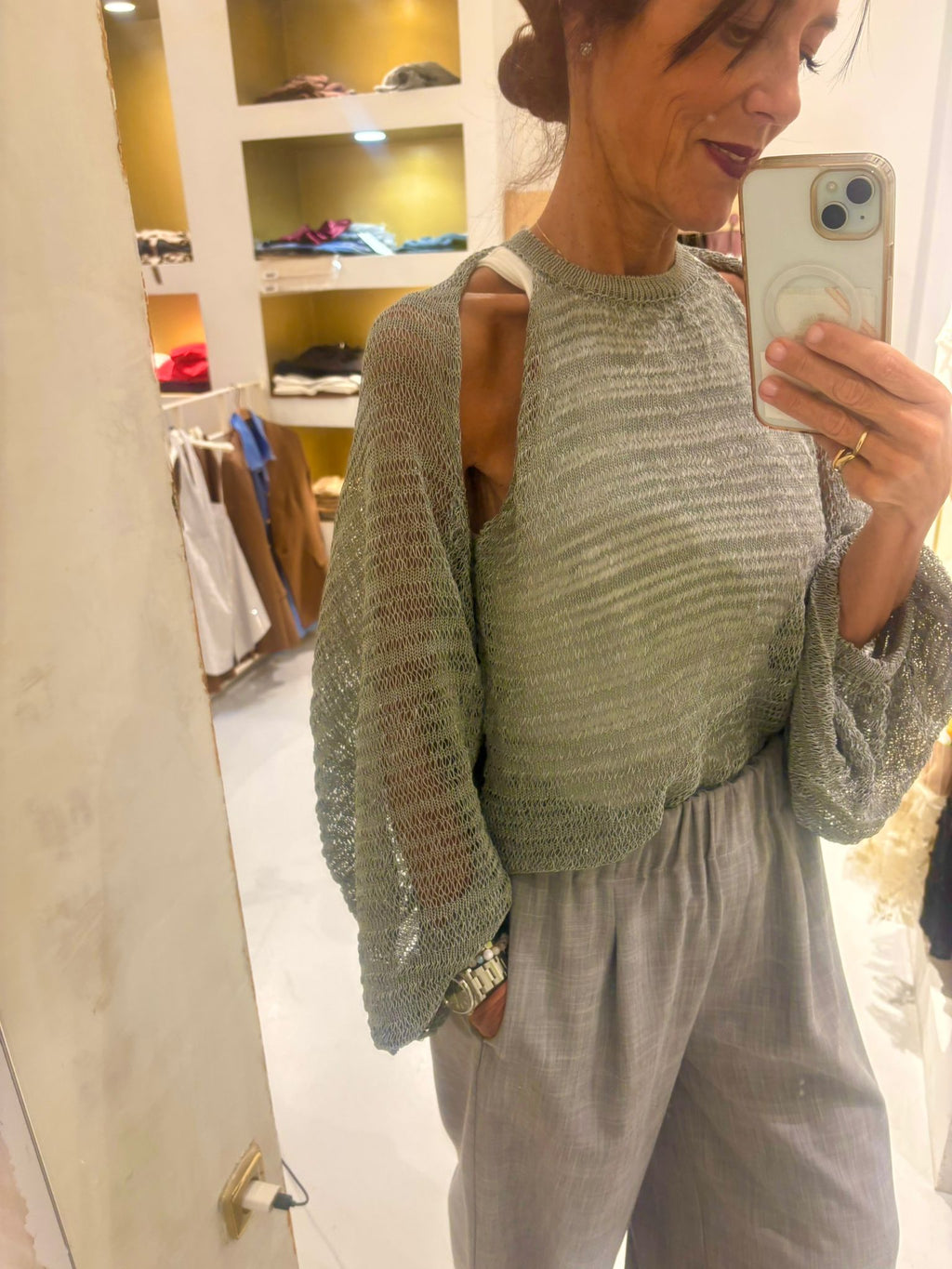 Twin set de ganchillo