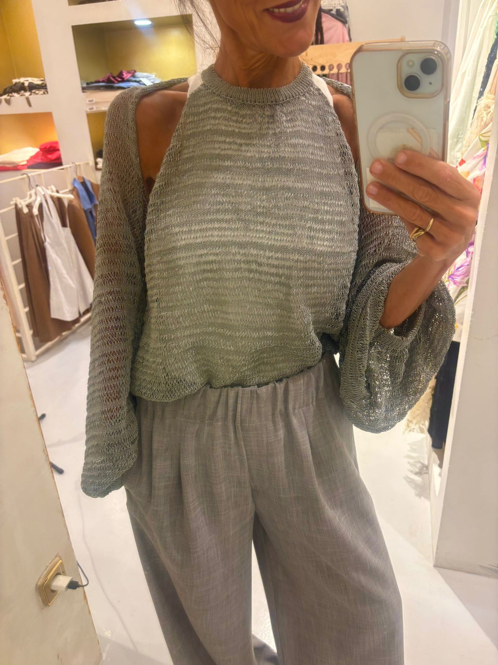 Twin set de ganchillo